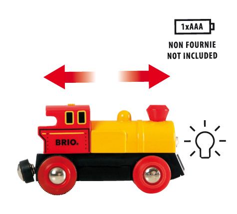 Produktbild: Brio Gelbe Batterielok