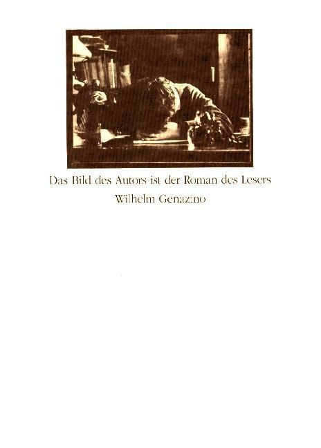 Produktbild: Das Bild des Autors ist der Roman des Lesers