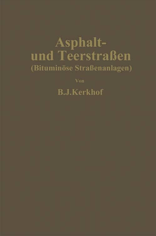 Produktbild: Asphalt- und Teerstra&szlig;en
