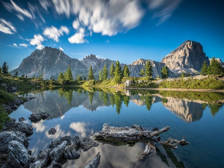 Produktbild: CALVENDO Puzzle Lago di Limides, Dolomiten | 1000 Teile Lege-Gr&ouml;&szlig;e 64x48cm Foto-Puzzle f&uuml;r gl&uuml;ckliche Stunden