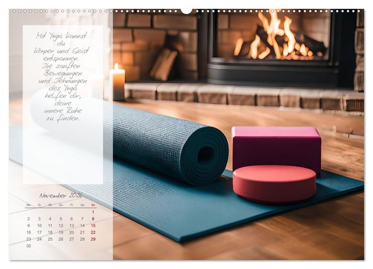 Produktbild: Wellnesstage zuhause - 12 anregende KI Ideen f&uuml;r deine pers&ouml;nlichen Spa Tage (hochwertiger Premium Wandkalender 2026 DIN A2 quer), Kunstdruck in Hochglanz
