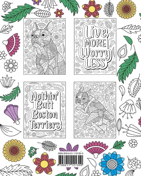 Produktbild: Boston Terrier Coloring Book