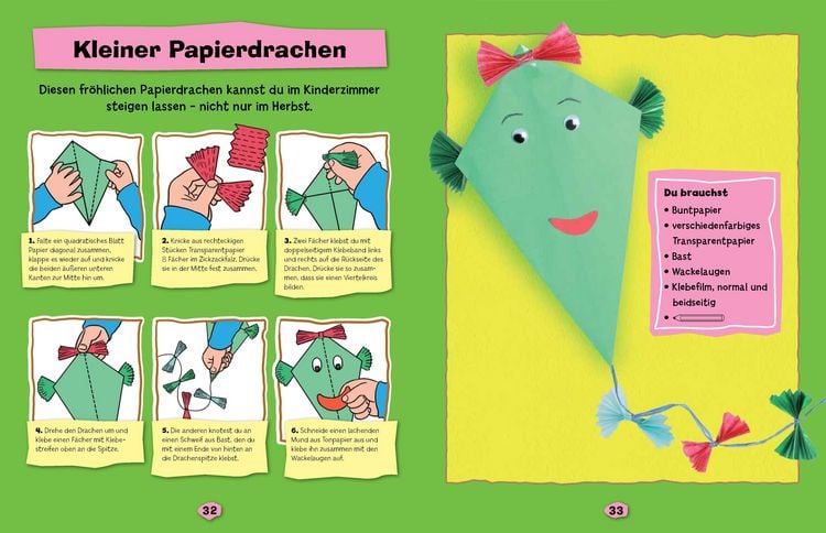 Produktbild: Bastelbuch f&uuml;r Kinder ab 2 Jahren: Falten, Kleben, Malen