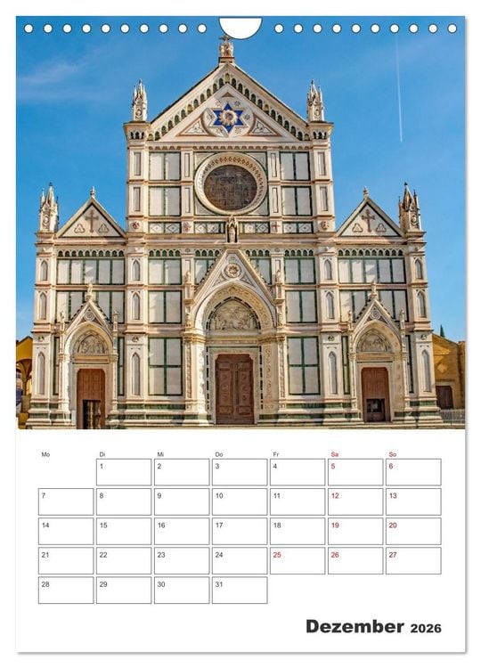Produktbild: Florenz - Stadt mit besonderem Zauber (Wandkalender 2026 DIN A4 hoch), CALVENDO Monatskalender