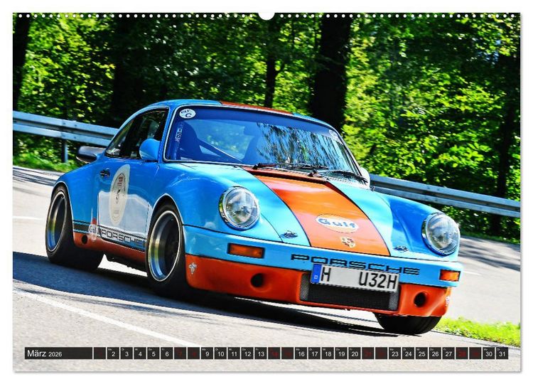 Produktbild: Porsche Oldtimer - EGGBERG KLASSIK - Der Berg ruft (Wandkalender 2026 DIN A2 quer), CALVENDO Monatskalender