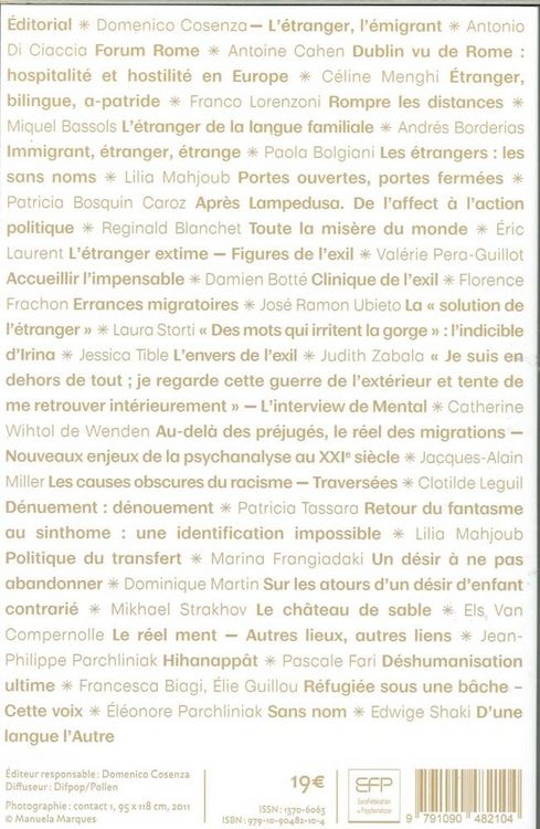 Produktbild: Revue Mental ; Etranger(s)