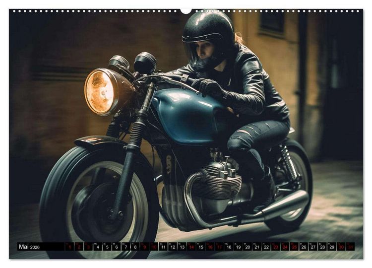 Produktbild: Urban Biker (hochwertiger Premium Wandkalender 2026 DIN A2 quer), Kunstdruck in Hochglanz