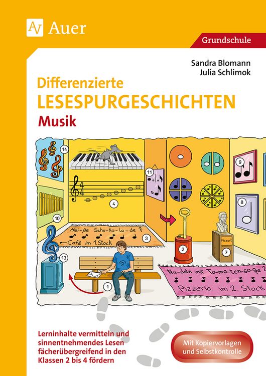 Produktbild: Differenzierte Lesespurgeschichten Musik