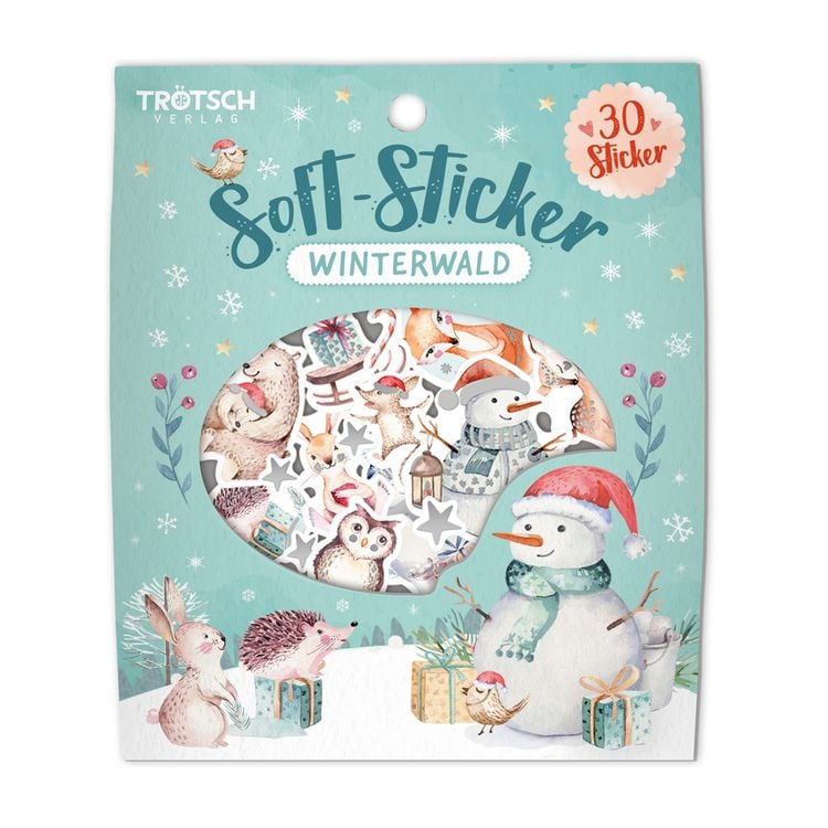 Produktbild: Trötsch Soft-Sticker Winterwald