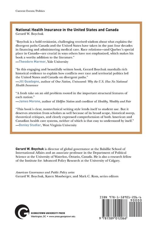 Produktbild: National Health Insurance in the United States and Canada