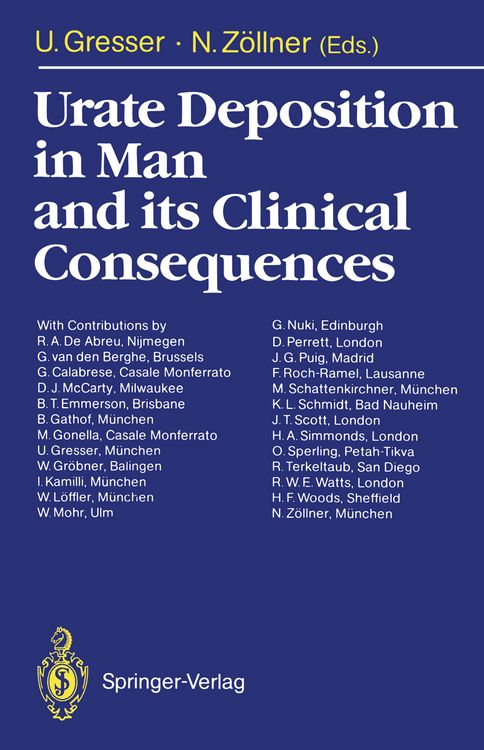 Produktbild: Urate Deposition in Man and its Clinical Consequences
