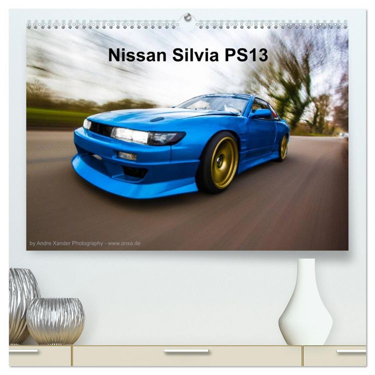 Produktbild: Nissan Silvia PS13 (hochwertiger Premium Wandkalender 2026 DIN A2 quer), Kunstdruck in Hochglanz