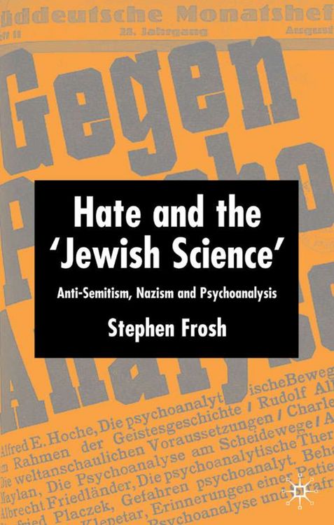 Produktbild: Hate and the &lsquo;Jewish Science&rsquo;