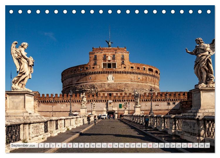 Produktbild: Italien - Rom (Tischkalender 2026 DIN A5 quer), CALVENDO Monatskalender