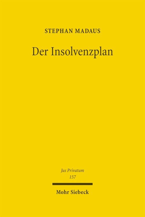 Produktbild: Der Insolvenzplan