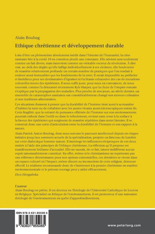 Produktbild: Ethique chr&eacute;tienne et d&eacute;veloppement durable