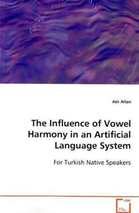 Produktbild: Altan, A: The Influence of Vowel Harmony in an ArtificialLan