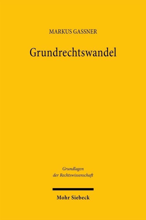 Produktbild: Grundrechtswandel