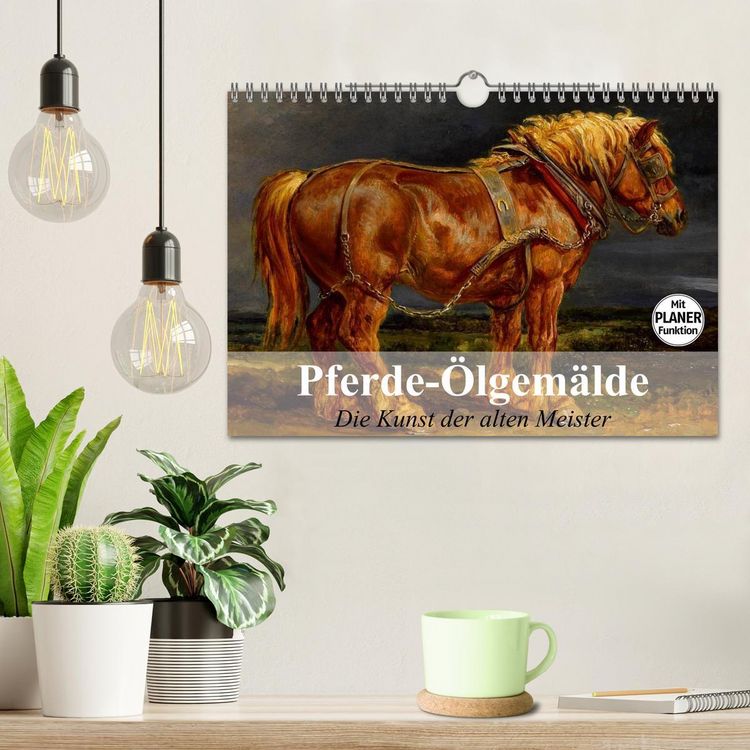 Produktbild: Pferde-&Ouml;lgem&auml;lde. Die Kunst der alten Meister (Wandkalender 2026 DIN A4 quer), CALVENDO Monatskalender