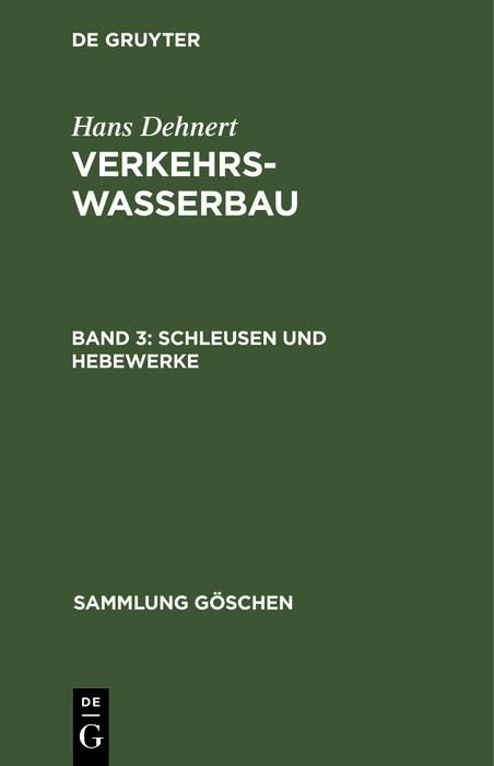 Produktbild: Schleusen und Hebewerke