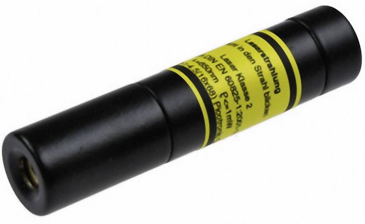 Produktbild: Laserfuchs Lasermodul Punkt Rot 1mW LFD650-1-4.5(15x68)