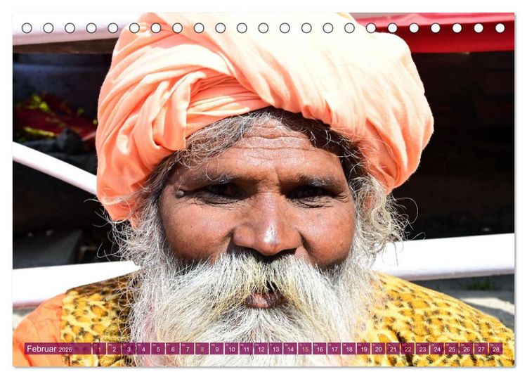 Produktbild: Char Dham - hinduistische Pilgerreise im Himalaya (Tischkalender 2026 DIN A5 quer), CALVENDO Monatskalender