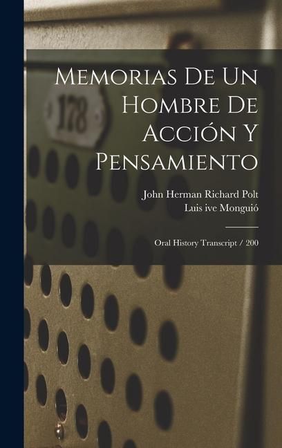 Produktbild: Memorias de un hombre de acci&oacute;n y pensamiento