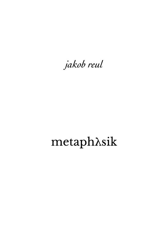 Produktbild: Metaphysik
