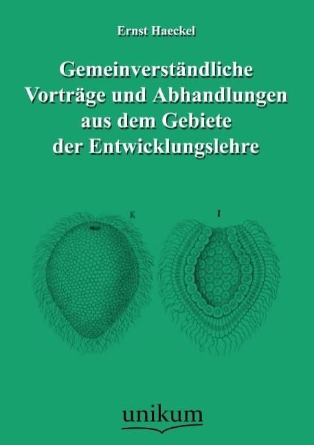 Produktbild: Haeckel, E: Gemeinverst&auml;ndliche Vortr&auml;ge und Abhandlungen au