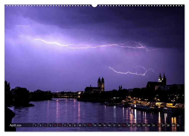 Produktbild: Mein Magdeburg (hochwertiger Premium Wandkalender 2026 DIN A2 quer), Kunstdruck in Hochglanz