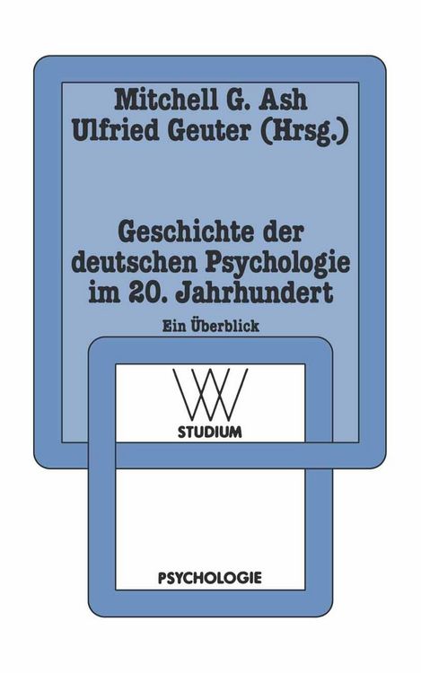 Produktbild: Geschichte der deutschen Psychologie im 20. Jahrhundert