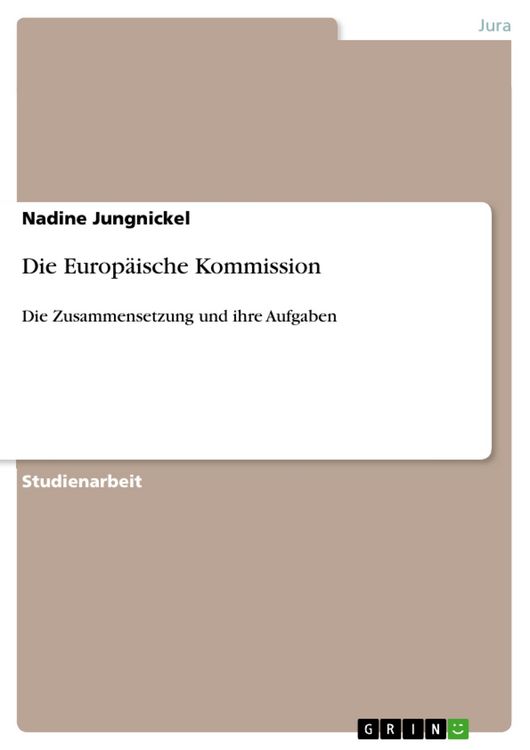 Produktbild: Die Europ&auml;ische Kommission