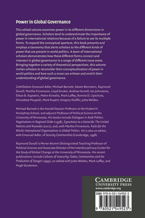 Produktbild: Power in Global Governance