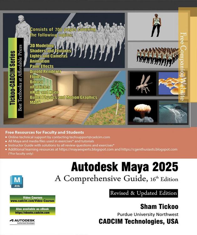 Produktbild: Autodesk Maya 2025: A Comprehensive Guide, 16th Edition