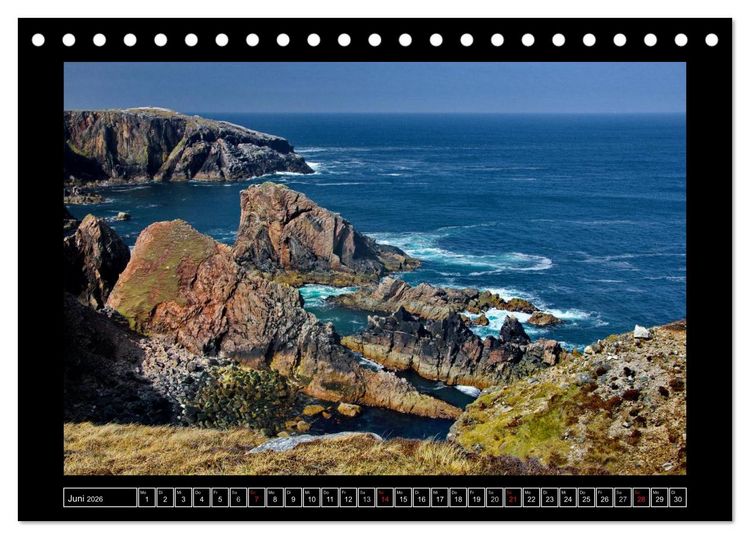 Produktbild: Schottlands wilder Westen (Tischkalender 2026 DIN A5 quer), CALVENDO Monatskalender