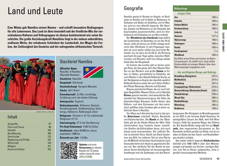 Produktbild: Stefan Loose Reisef&uuml;hrer Namibia