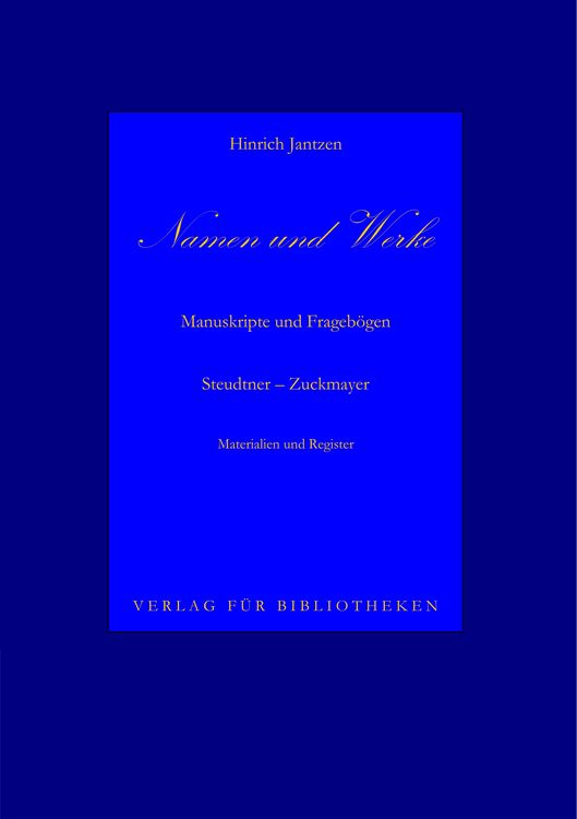Produktbild: Namen und Werke