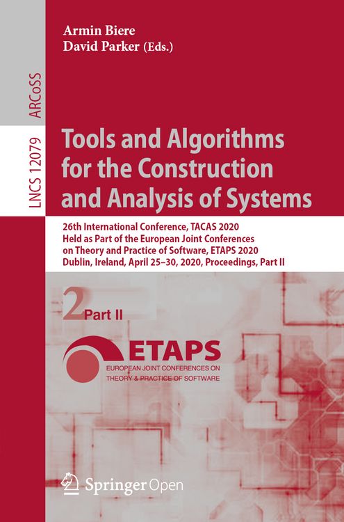Produktbild: Tools and Algorithms for the Construction and Analysis of Systems