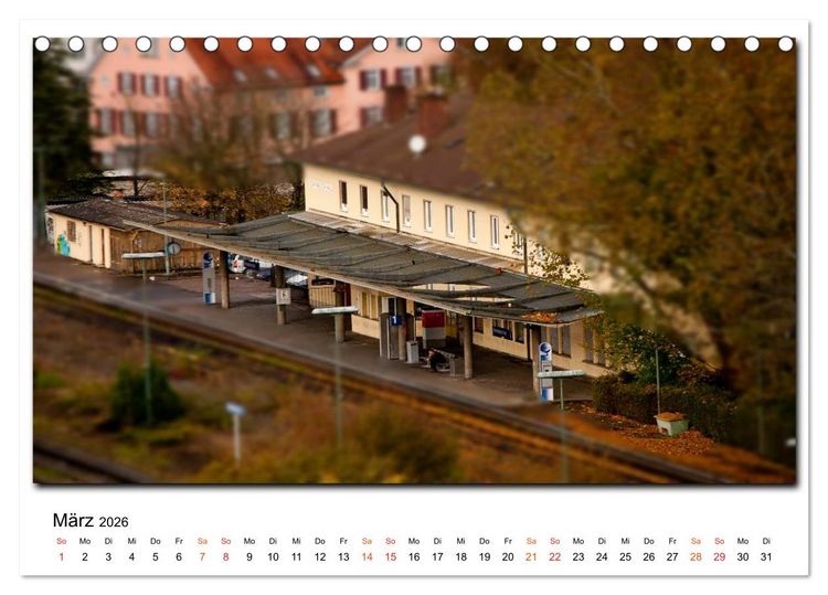 Produktbild: Aus der Ferne: Schw&auml;bisch Hall 2026 (Tischkalender 2026 DIN A5 quer), CALVENDO Monatskalender