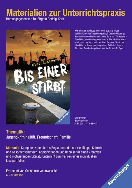 Produktbild: Materialien Unterrichtspraxis - B&uuml;ttner: Bis einer stirbt