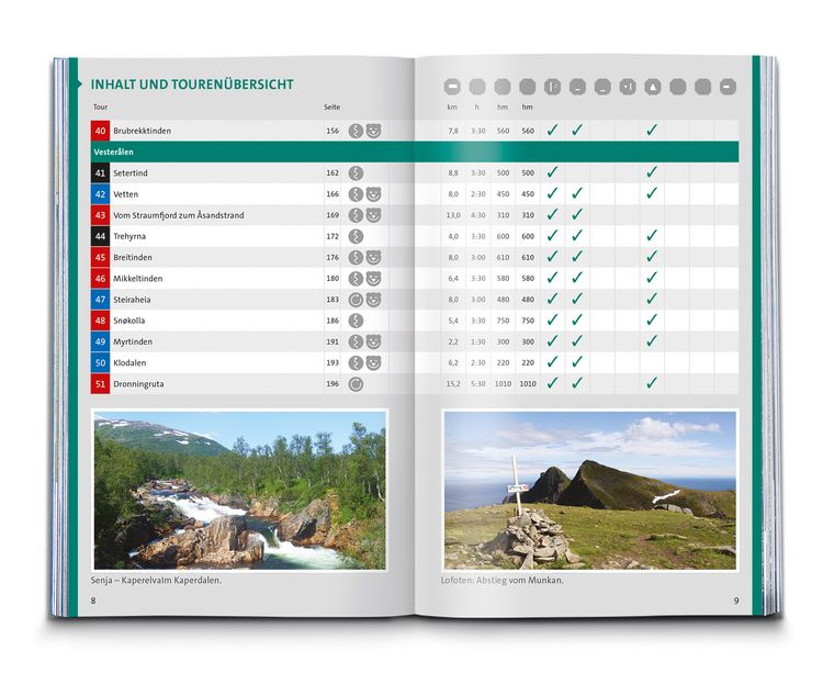 Produktbild: KOMPASS Wanderführer Lofoten, Vesterålen und Senja, 70 Touren mit Extra-Tourenkarte