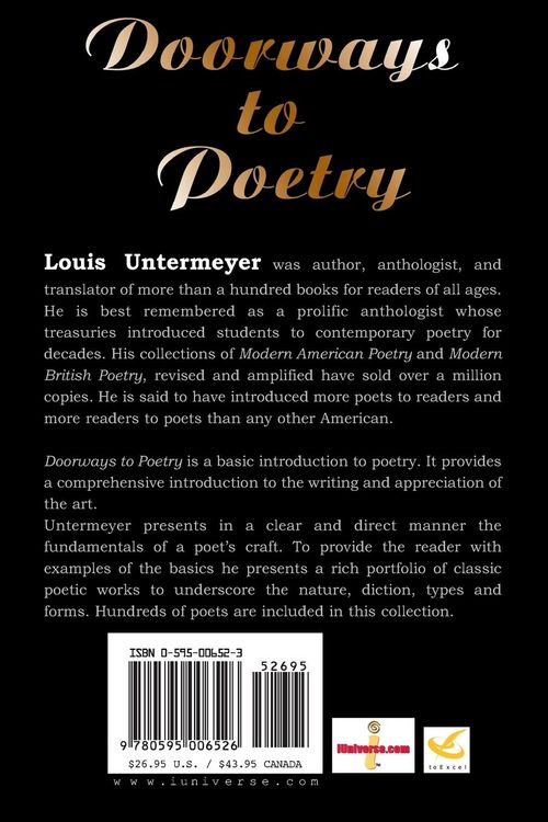 Produktbild: Doorways to Poetry