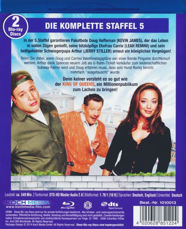 Produktbild: The King of Queens - Die komplette Staffel 5 [2 BRs]