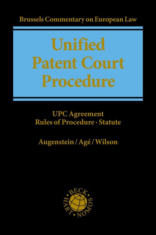 Produktbild: Unified Patent Court Procedure