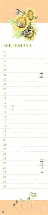 Produktbild: Marjolein Bastin: Geburtstagskalender Langplaner