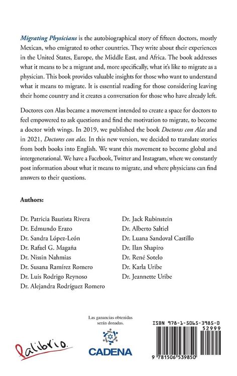 Produktbild: Migrating Physicians Doctoras & Doctores Con Alas