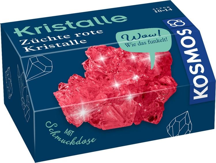 Produktbild: Rote Kristalle selbst z&uuml;chten
