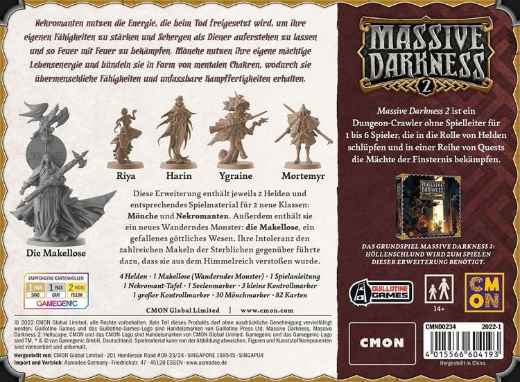 Produktbild: Massive Darkness 2 M&ouml;nche & Nekromanten gegen die Makellose