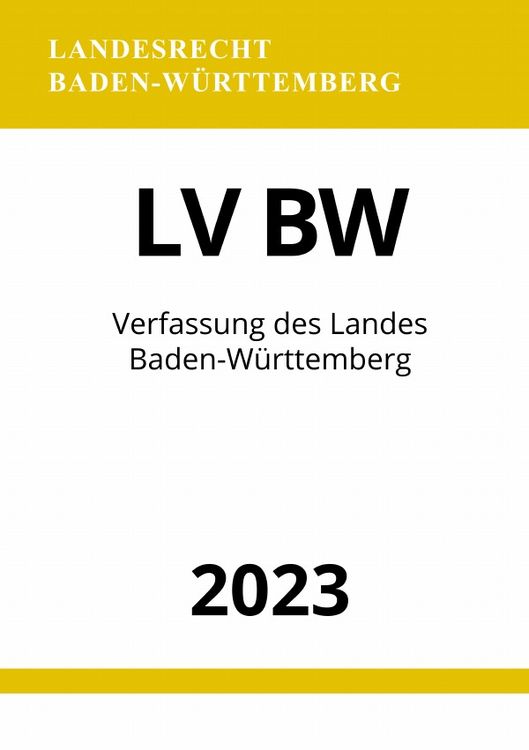 Produktbild: Verfassung des Landes Baden-W&uuml;rttemberg - LV BW 2023
