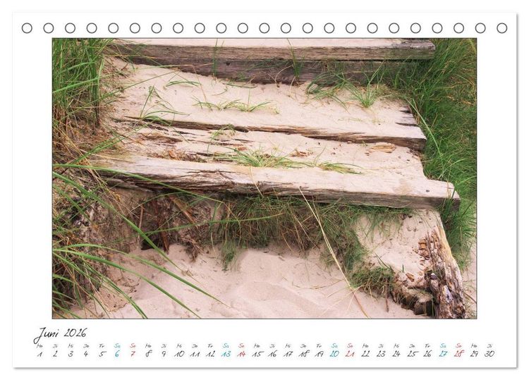 Produktbild: Amrum - Farben einer Insel (Tischkalender 2026 DIN A5 quer), CALVENDO Monatskalender